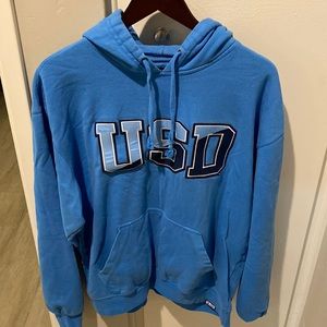 USD - University of San Diego - Light Blue Hoodie